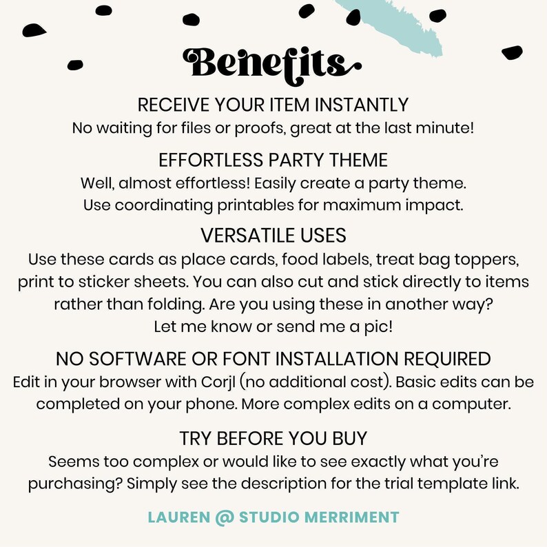 Dog Party Food Tents, Editable Puppy Pawty printable labels | Birthday table sign place cards, DIY party template decor instant download D02 image 6