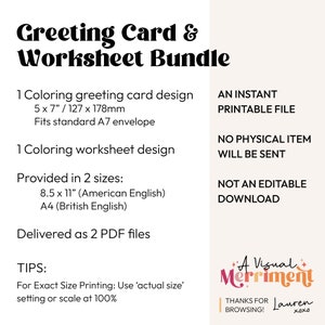 Printable Coloring Grandmother Card + All About Grammy Bundle | Happy ...