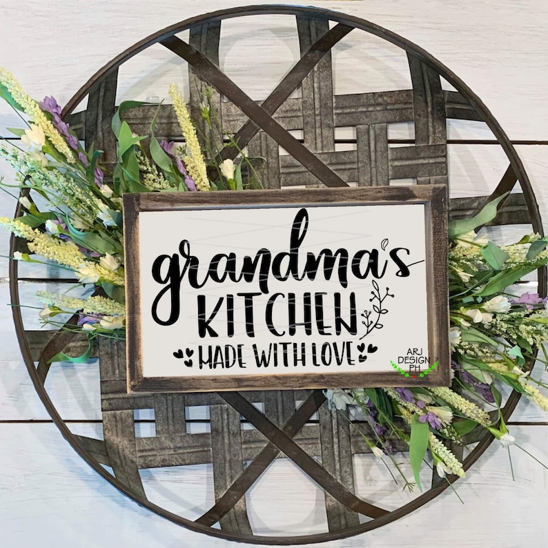 Download Grandma's Kitchen Made With Love Svg Grandma Svg Kitchen ...