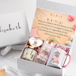 Personalised Birthday Gift, Personalised Gift Box, Happy Birthday Gift, Birthday Gift For Her, Candle Gift Set, Gift Set For Her, Gift Set image 1