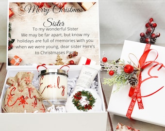 Sisters Gift Box Set: Sister Gift, Gift for Sister, Sister Birthday Gift, Big Sister Gift, Christmas Gift for her, Sister Christmas Gift
