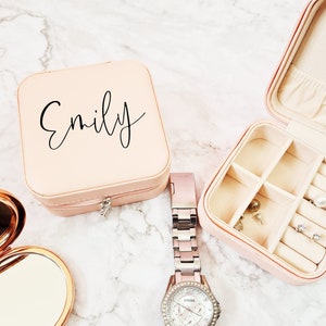 Personalised Jewellery Box, Gift for Her, Bridesmaid Gift, Personalised Gift, Custom Gift