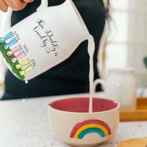 Este papá pertenece a, regalo de Navidad para papá, jarra de leche personalizada, regalo de Navidad para regalo navideño para él, regalo de cocina para papá, regalo para papá