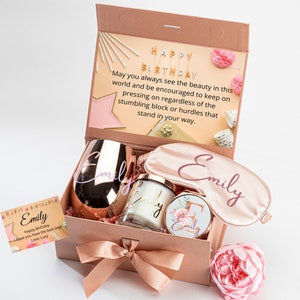 Personalised Birthday Gift, Personalised Gift Box, Happy Birthday Gift, Birthday Gift For Her, Candle Gift Set, Gift Set For Her, Gift Set