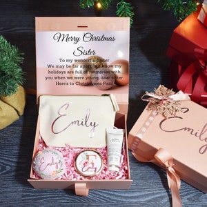 Sisters Gift Box Set: Regalo de la hermana, Regalo para la hermana, Regalo de cumpleaños de la hermana, Regalo de la hermana mayor, Regalo de Navidad para ella, Regalo de Navidad de la hermana