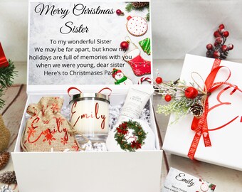 Sisters Gift Box Set: Sister Gift, Gift for Sister, Sister Birthday Gift, Big Sister Gift, Christmas Gift for her, Sister Christmas Gift