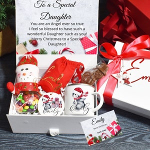 Personalised Daughter Christmas Gift, Christmas Present, Women Gift, Special Daughter, Christmas Gift Set For Her, Christmas Gift Box