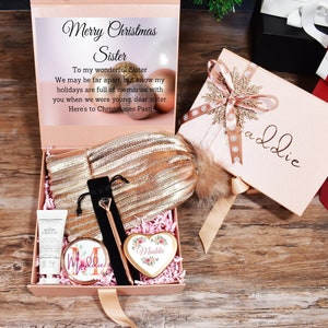 Sisters Gift Box Set: Regalo de la hermana, Regalo para la hermana, Regalo de cumpleaños de la hermana, Regalo de la hermana mayor, Regalo de Navidad para ella, Regalo de Navidad de la hermana
