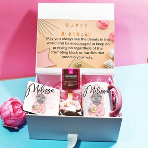 Personalised Birthday Gift, Personalised Gift Box, Happy Birthday Gift, Birthday Gift For Her, Candle Gift Set, Gift Set For Her, Gift Set
