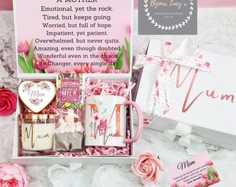 Personalisiertes Muttertagsgeschenk, Muttertagsgeschenkset, Verwöhngeschenkset für Mama, Muttertagsbehandelte Box, Spa-Geschenkbox, Geschenk für Mama, Verwöhnbox