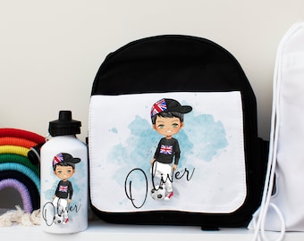 Personalised Boys School Bag, Toddler Boy Backpack, Boys School Bag, Boys Rucksack, Back to School Backpack, Backpack for Boy, Kids Backpack
