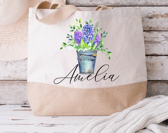 Borsa grande tote personalizzata, borsa Grande Shopper, Uni Bag, Borsa personalizzata Jute Shopping, Borsa grande libro, Borsa stampata personalizzata, Borsa grande