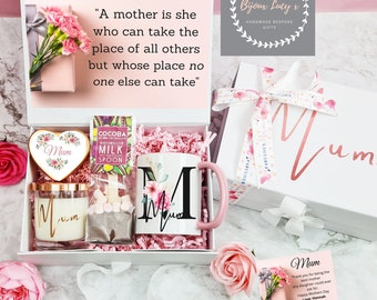 Personalised Christmas Gift Box for Mum, Personalised Gift, Christmas Present, Mom Gift set, Boss Gift, Gift For Mum, Rose Gold Gift Box Set