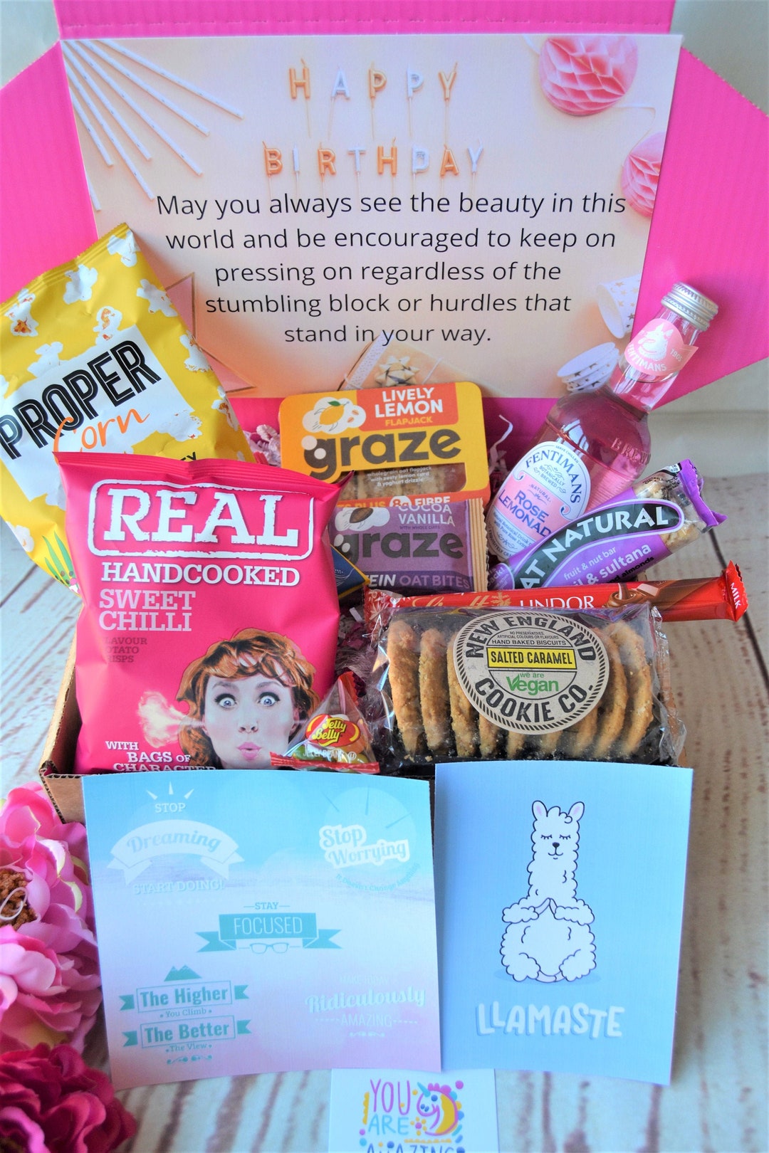 BIRTHDAY QUARANTINE GIFT Snack Hamper Pack Snack Treat Box Etsy