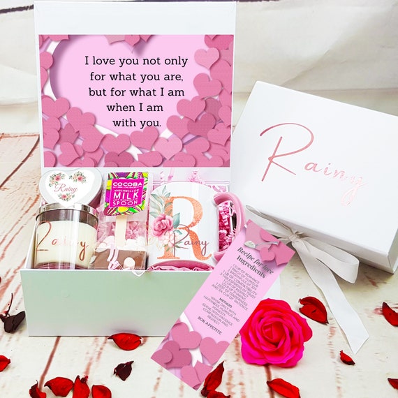 Personalised Valentines Gift for Her, Gift Box for Her, Valentines