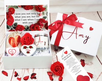 Personalised Valentines Gift for her, Gift box for her, Valentines Gift Box, Lockdown Valentines, Personalised Gift for her