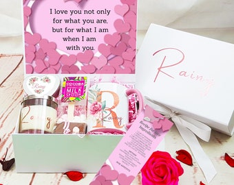 Personalised Valentines Gift for her, Gift box for her, Valentines Gift Box, Lockdown Valentines, Personalised Gift for her