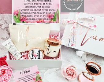 Personalisiertes Muttertagsgeschenk, Muttertagsgeschenkset, Verwöhngeschenkset für Mama, Muttertagsbehandelte Box, Spa-Geschenkbox, Geschenk für Mama, Verwöhnbox