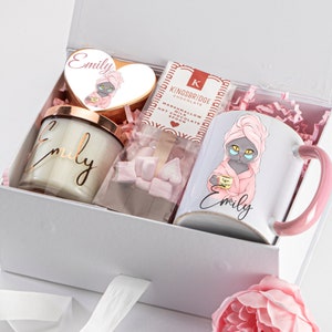 Personalised Birthday Gift, Personalised Gift Box, Happy Birthday Gift, Birthday Gift For Her, Candle Gift Set, Gift Set For Her, Gift Set zdjęcie 3