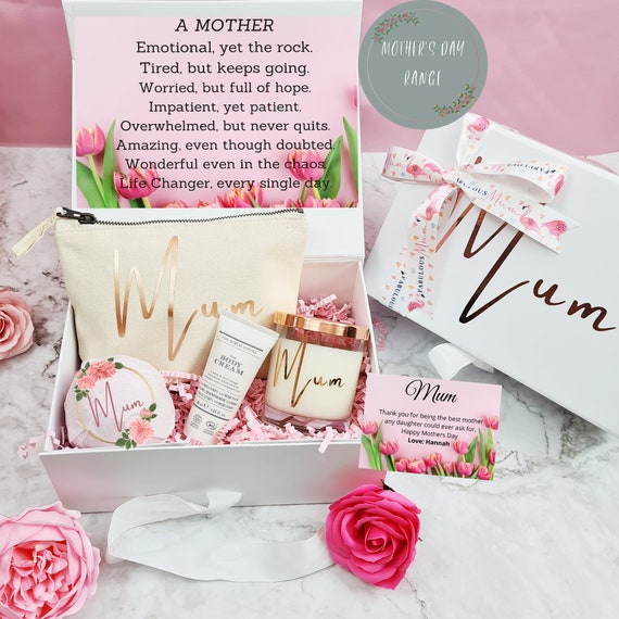 Personalised Mother's Day Gift Box, Mother's Day Spa Gift Box, Mothers Day Gift  Set, Mothers Day Hamper, Gift for Mum, Mothers Day Treat Box 