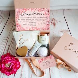 Happy Birthday Gift Box, Personalised Gift Box, Happy Birthday Gift, Birthday Gift For Her, Candle Gift Set, Gift Set For Her, Gift Set