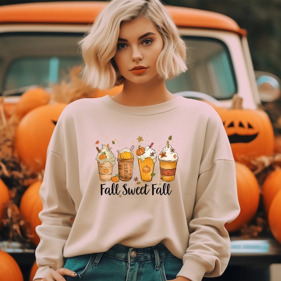 Fall Sweet Fall Sweatshirt Autumn Sweater Fall Sweaters for