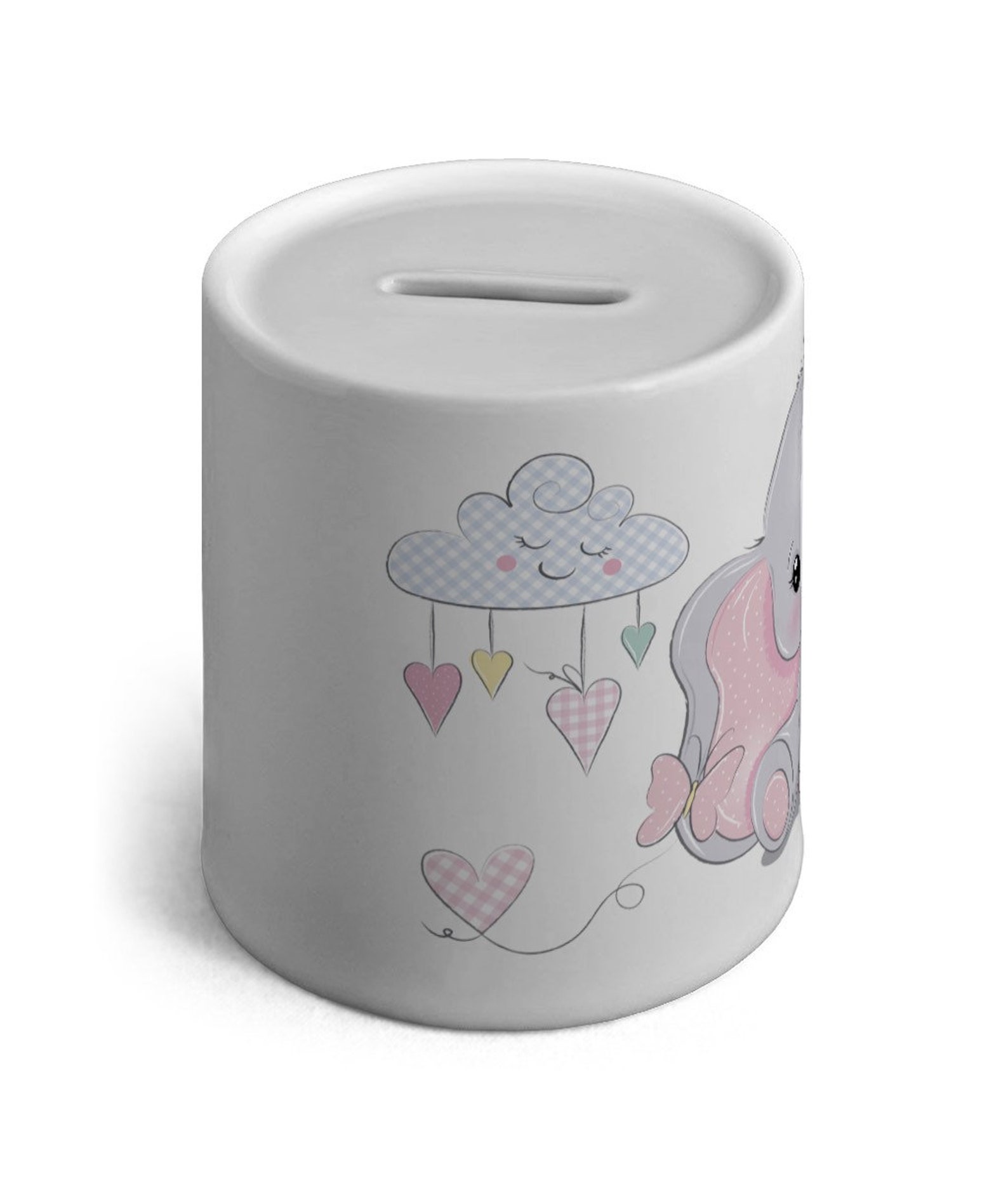 New Baby Keepsake Ceramic Money Box Baby Girl Etsy