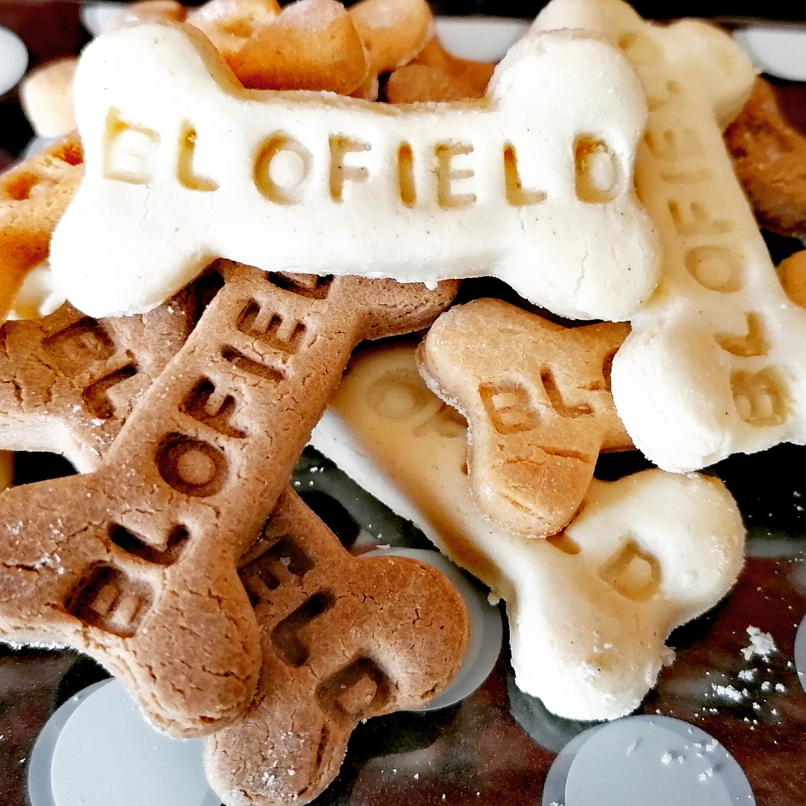 Personalised Gluten Free Bone Shaped Dog Treats Homemade Etsy