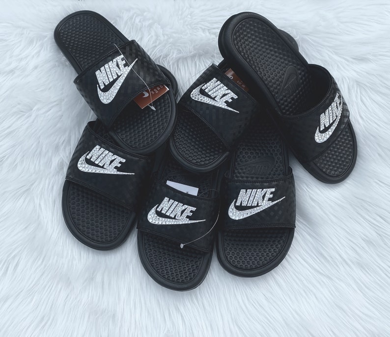 diy bling nike slides