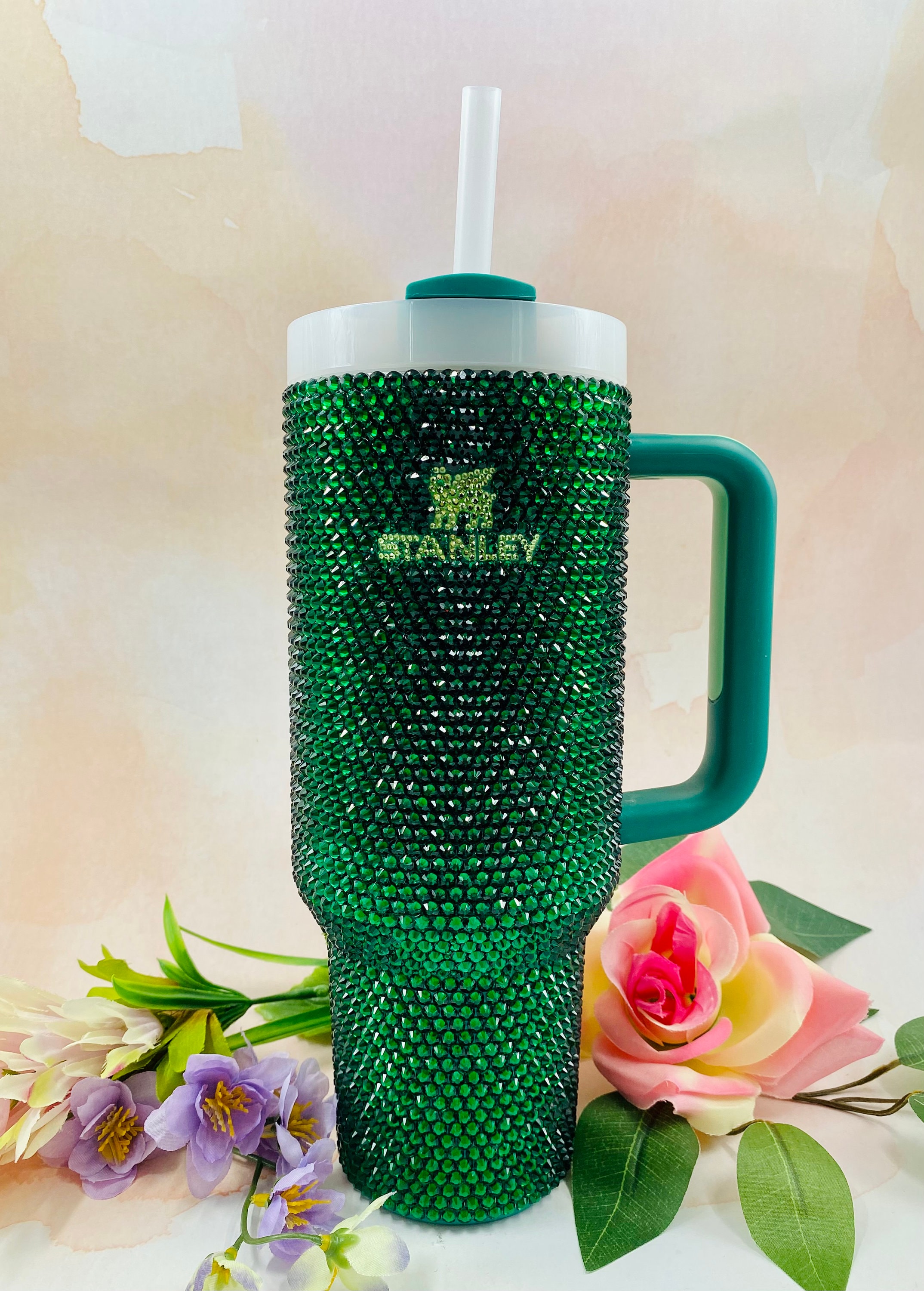 Honeycomb Bling Stanley Tumbler – Rhinestoning Cowgirl