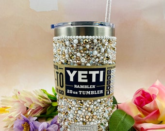 Yeti wit/gouden kristallen beker