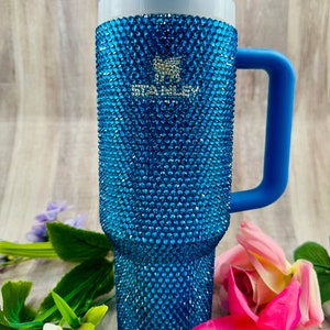 40oz Blue Stanley Tumbler