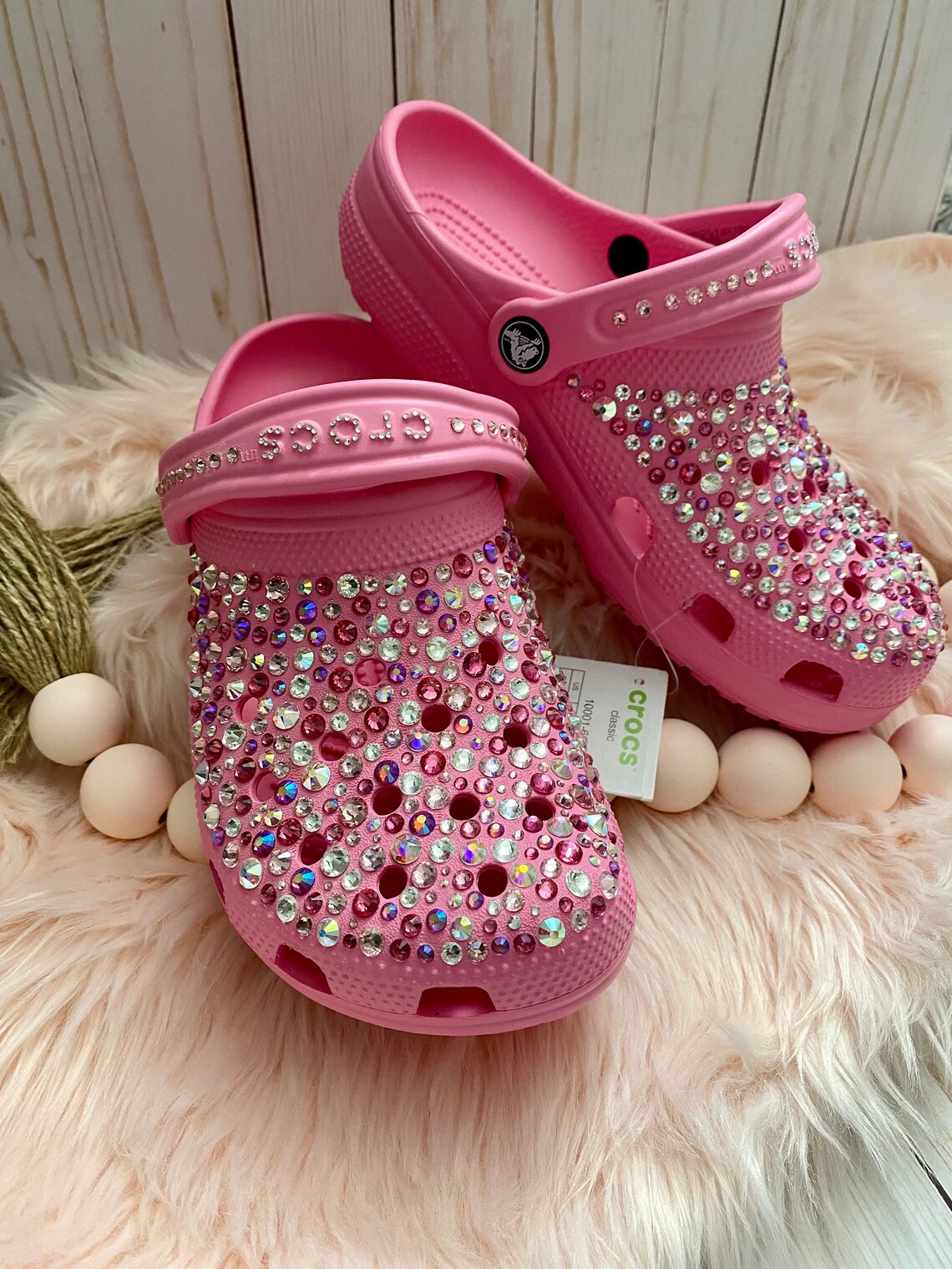 PLATFORM Custom Crystal Bling Crocs ADULT - Etsy
