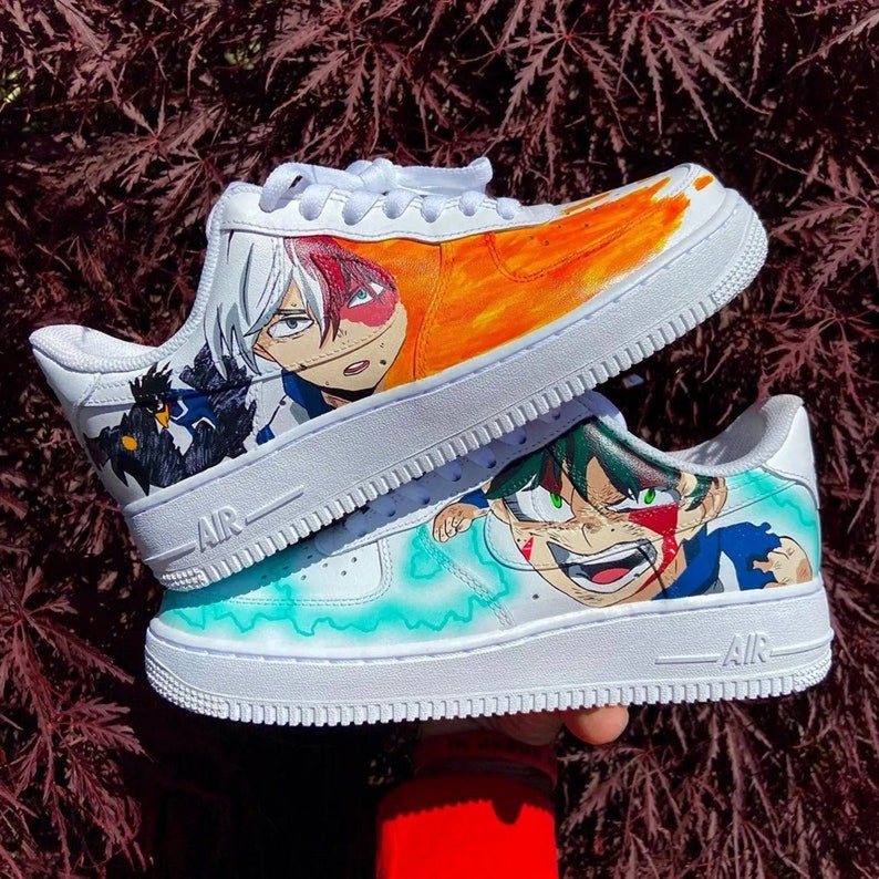 My Hero Academia AF1 Custom Anime Custom Nike AF1 Custom | Etsy