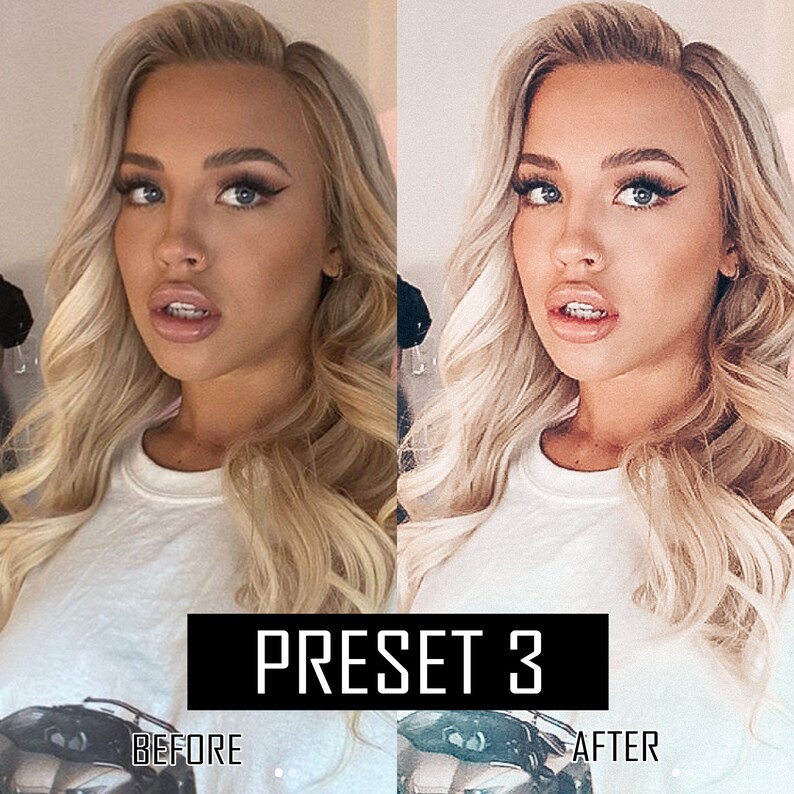Lightroom Presets Selfie 5 Mobile Presets Instagram presets Etsy