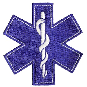 Embroidered crest patch emergency doctor emergency doctor patch SAMU EMS