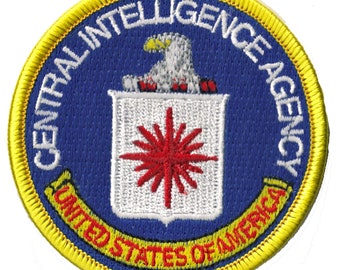 embroidered patch CIA Central Intelligence Agency iron-on patch