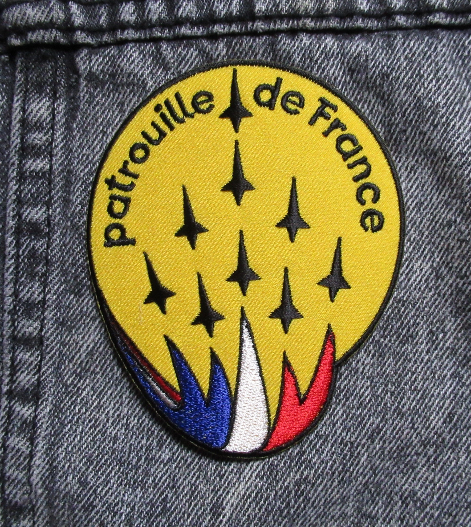 French Patrol Patch Embroidered Badge Iron-on Logo - Etsy 