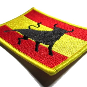 Parche escudo bandera de España Parche termoadhesivo español Tauro bordado imagen 4