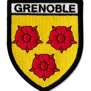 Grenoble coat of arms patch badge coat of arms