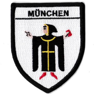 München Munich badge patch embroidered city coat of arms Germany Bavaria