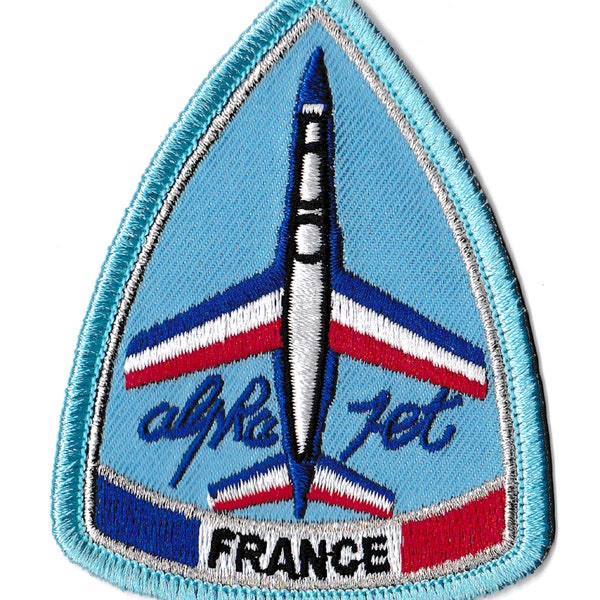 Patch écusson patrouille de France Alpha Jet patche brodé thermocollant