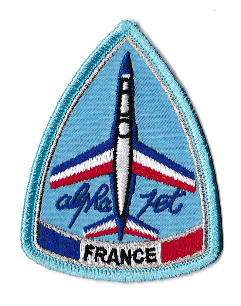 Patch écusson patrouille de France Alpha Jet patche brodé thermocollant image 1