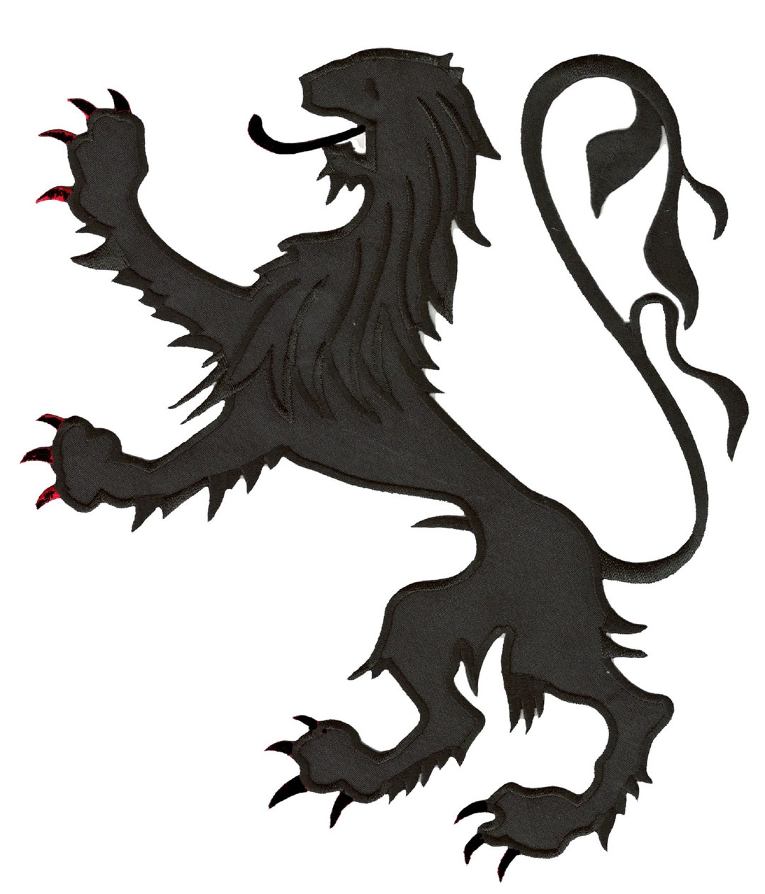 MILITAIRE ÉCUSSON TISSU Insigne LION JAUNE FOND BLEU Patch Militaria - Foto 10