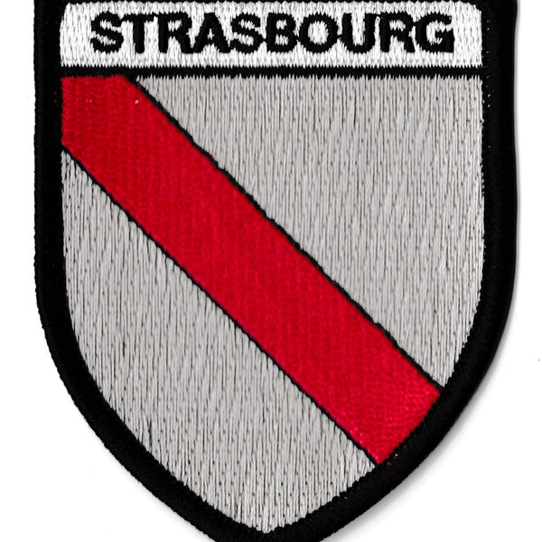 Wappenaufnäher Straßburg Elsass Wappenabzeichen Aufnäher