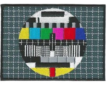 Mire TV television patch embroidered crest iron-on patch