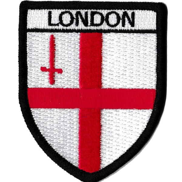 Ecusson brodé Londres London patche blason ville armoiries