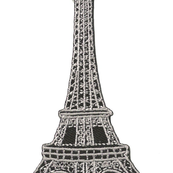 Aufnäher „Eiffelturm Paris“, bestickt, zum Aufbügeln, Reise-Souvenir, Tourismus