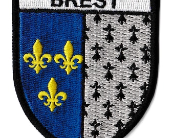 Patche écusson blason Brestois Brest patche badge armoiries