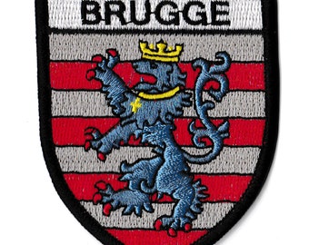 Patche écusson Bruges patch blason ville de Brugge armoiries